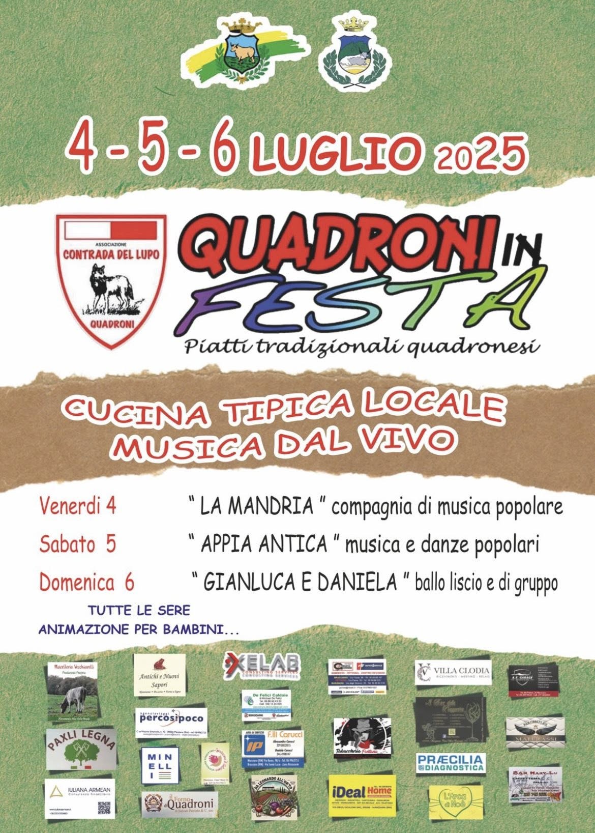Quadroni in festa 2025