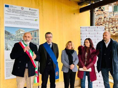 Inagurazione Lavori Ecomuseo Manziana