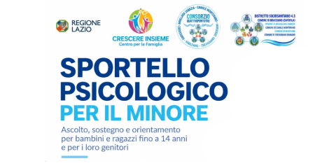 Sportello Psicologico per il Minore